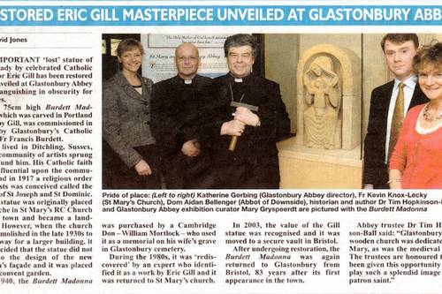 2011 Burdett Madonna Statue